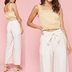 LOST + WANDER Luisa Crop Top NWT S